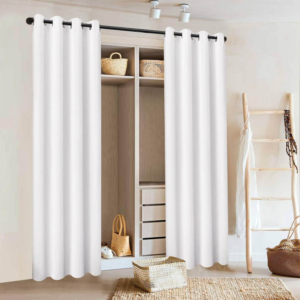 Panelsburg 48 Wide Doorway Curtain Closet Curtain For Open Closet Extra Width
