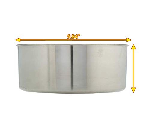 Slopper Stopper - Bowl Only Stainless Steel - 1 Gallon - 9.84 Dia