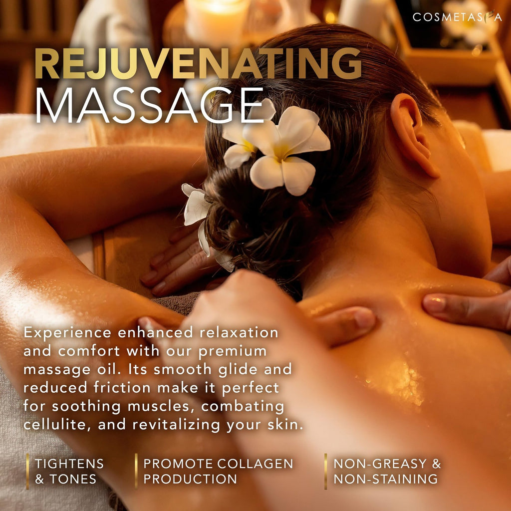Large Cellulite Massage Oil Collagen Stem Cells- 100 Natural Cellulite Oil