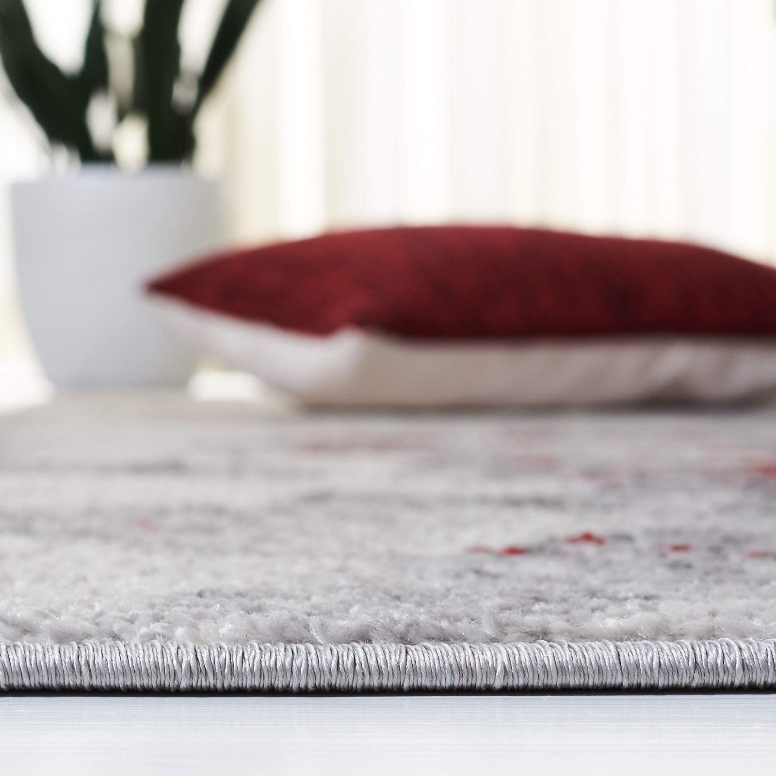Safavieh Adirondack Collection Runner Rug - 26 X 10 Red Grey Modern Abstract