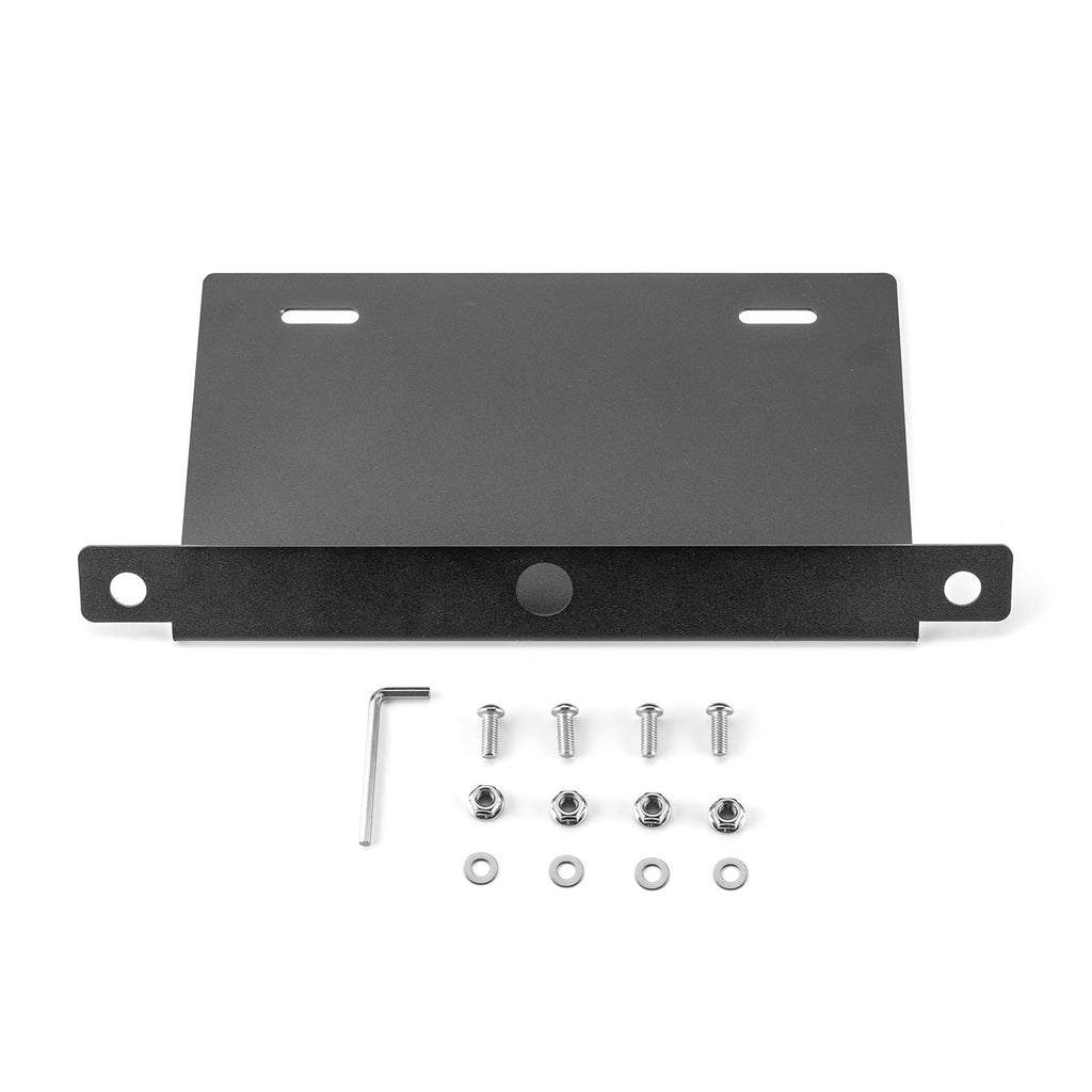 Wsays Bronco Front License Plate Bracket Steel License Plate Frame Compatible