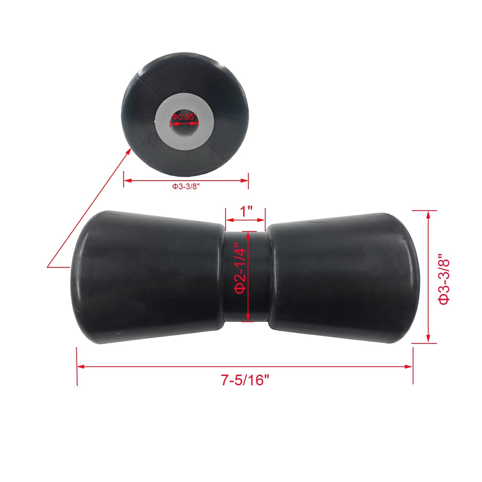 Wonwopn 8 Inch Boat Trailer Keel Roller Bracket Assembly Kit Boat Trailer