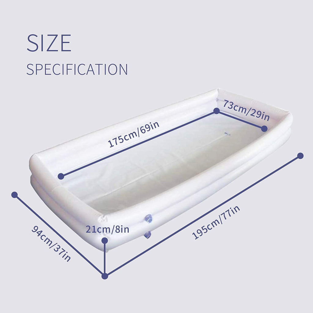 Fanwer Medical Inflatable Bathtub Bath Kit Electric Air Pump For Geriatric