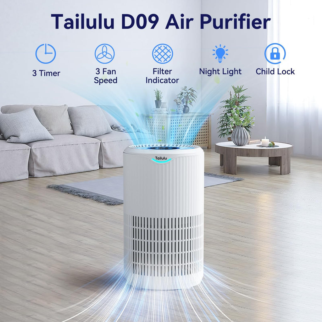 Air Purifiers For Home Large Room Up To 1680 Ft Tailulu H13 Hepa Air Filter