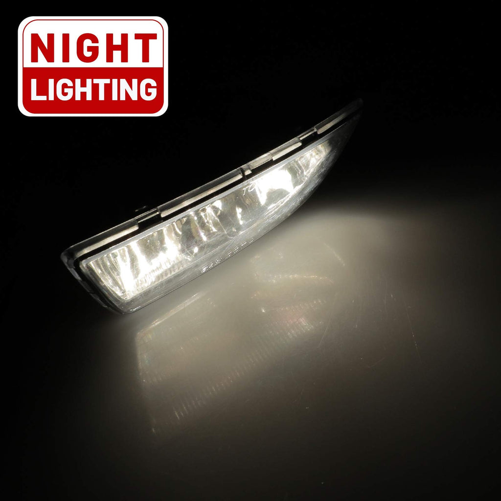 Autowiki Fits For 1998-2003 Toyota Sienna Oem Style Clear Lens Bumper Driving