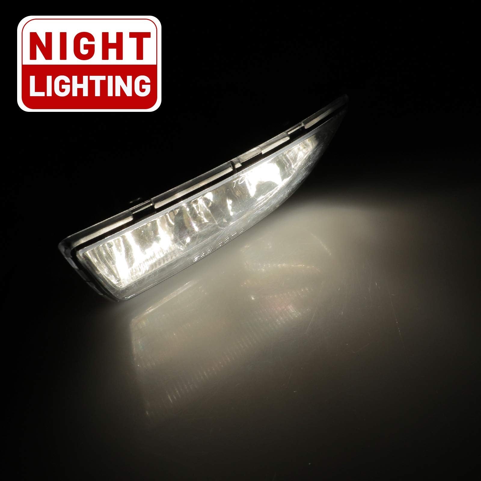 Autowiki Fits For 1998-2003 Toyota Sienna Oem Style Clear Lens Bumper Driving