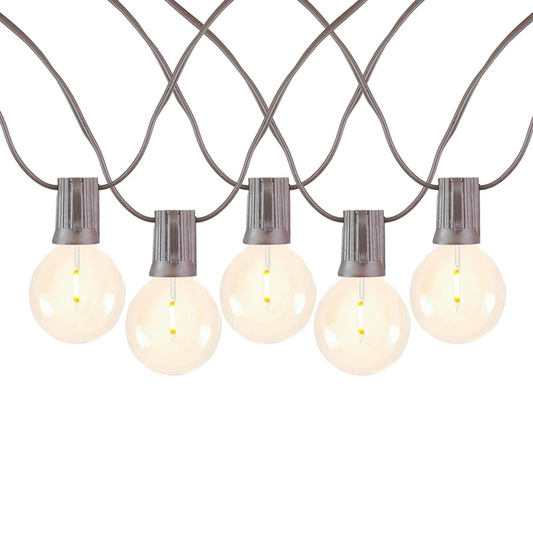 Novelty Lights 50 Feet G50 Led Patio String Light Set 50 Bulbs Warm White