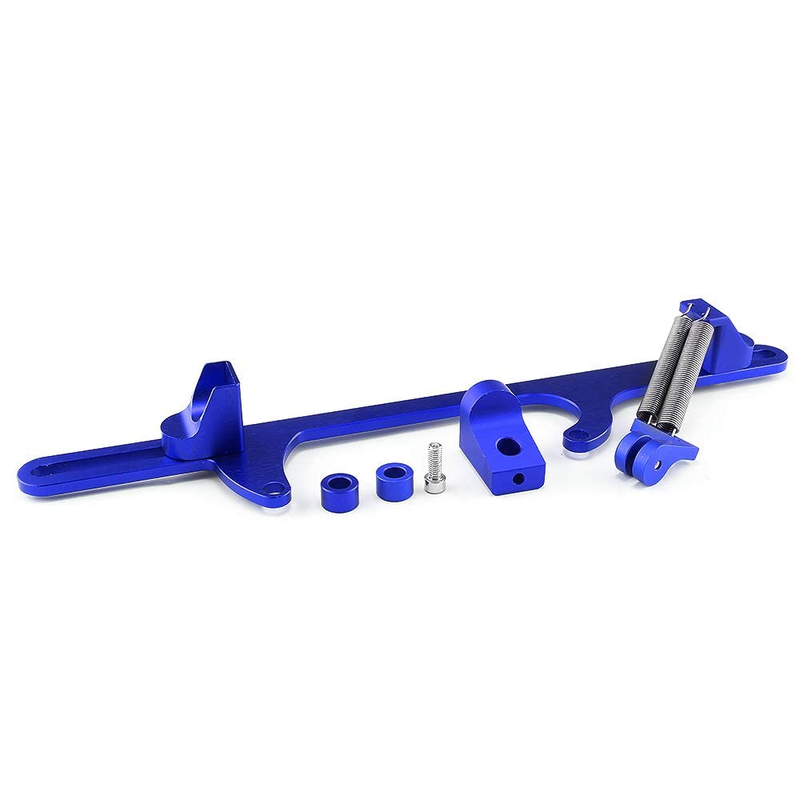 Wenjtp Throttle Cable Bracket Compatible Holley 4500 Series Carburetor Throttle