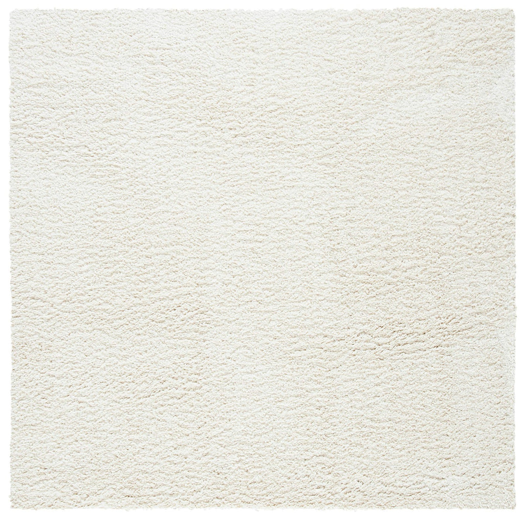 Safavieh August Shag Collection Area Rug - 4 Square Ivory Solid Design
