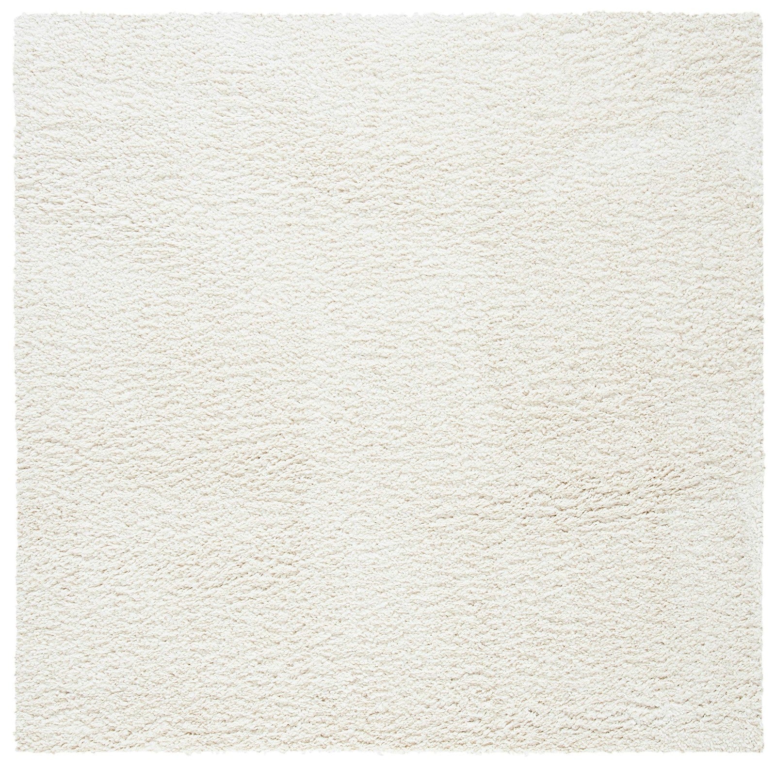 Safavieh August Shag Collection Area Rug - 4 Square Ivory Solid Design