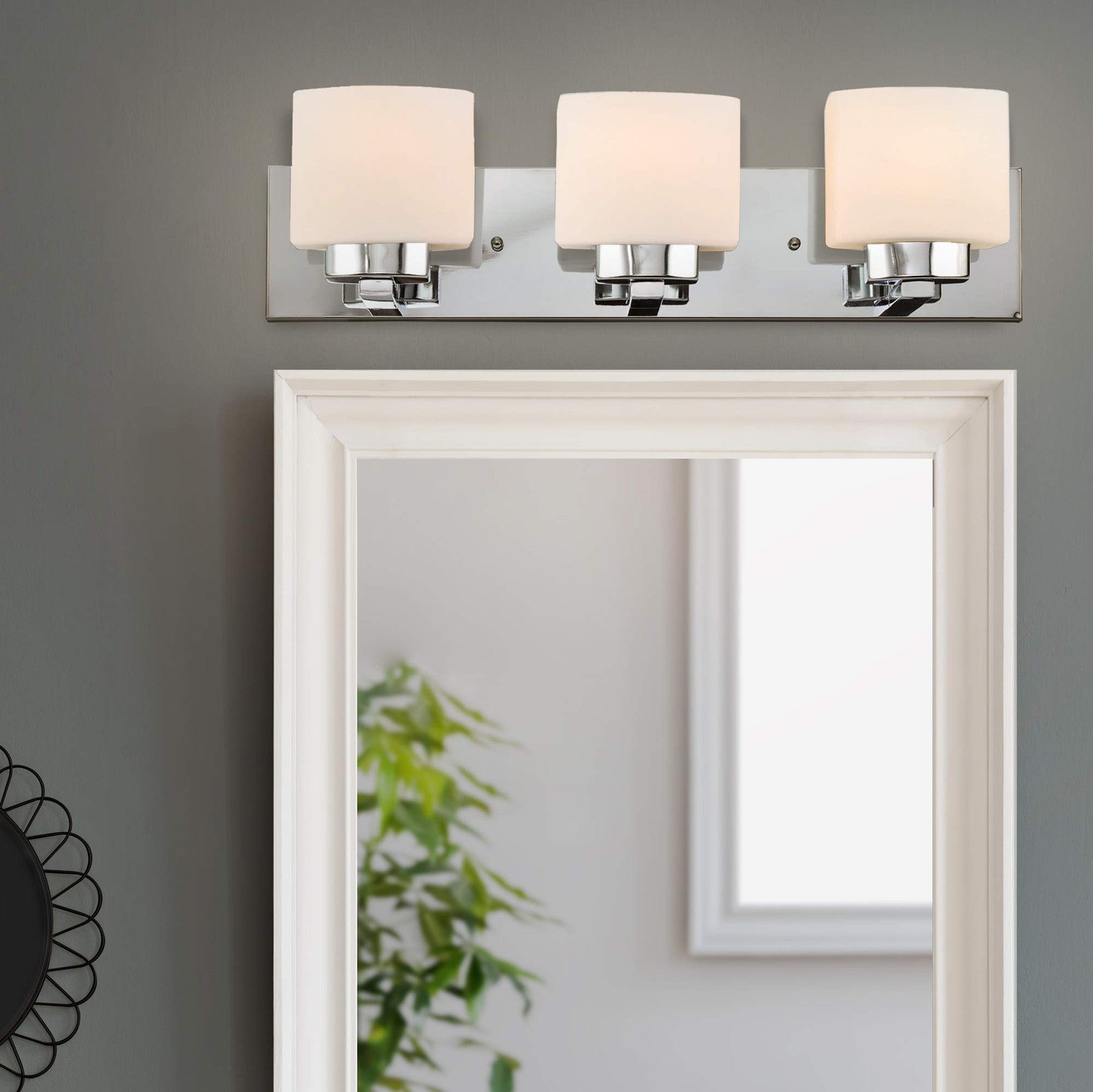 Design House 587469 Dove Creek 3-Light Vanity Light Polished Chrome Finish