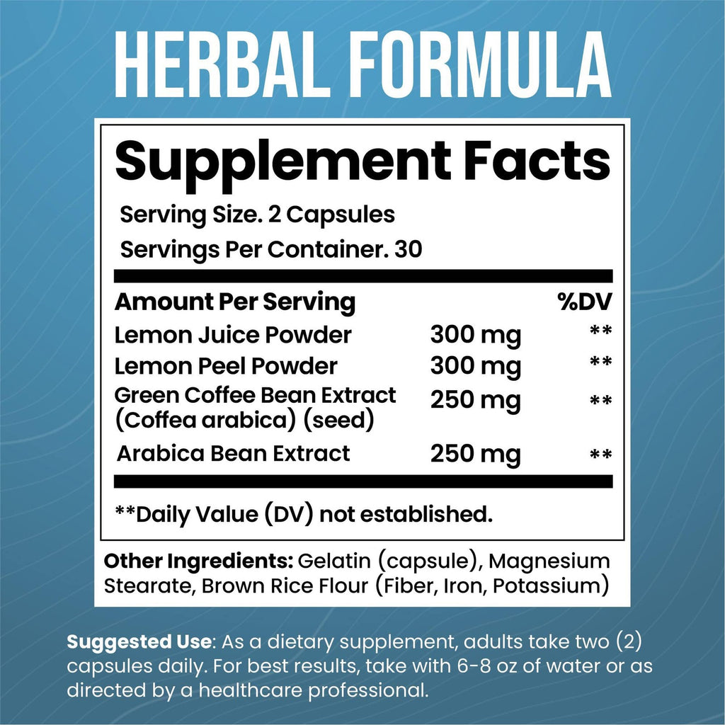 Citruna Lemon And Coffee Fat Burner - For Men And Women - Burn Fat Boost