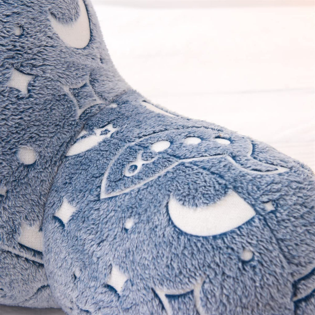 Holawakaka Glow In The Dark Reading Pillow For Sitting Up In Bed Sofa Kids