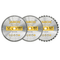 Janchi 3Pack Combo 12-Inch 32T 80T 100T Woodworking Saw Blades 1 Arbor 098 Thin