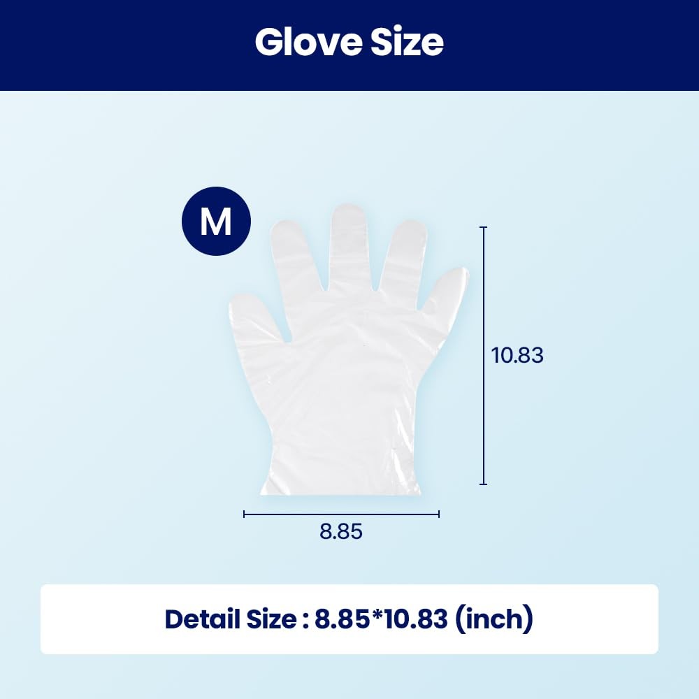 Cleanwrap Disposable Gloves - Ldpe Bpa 1000 Piece - Mothers Day Gifts For Mom I