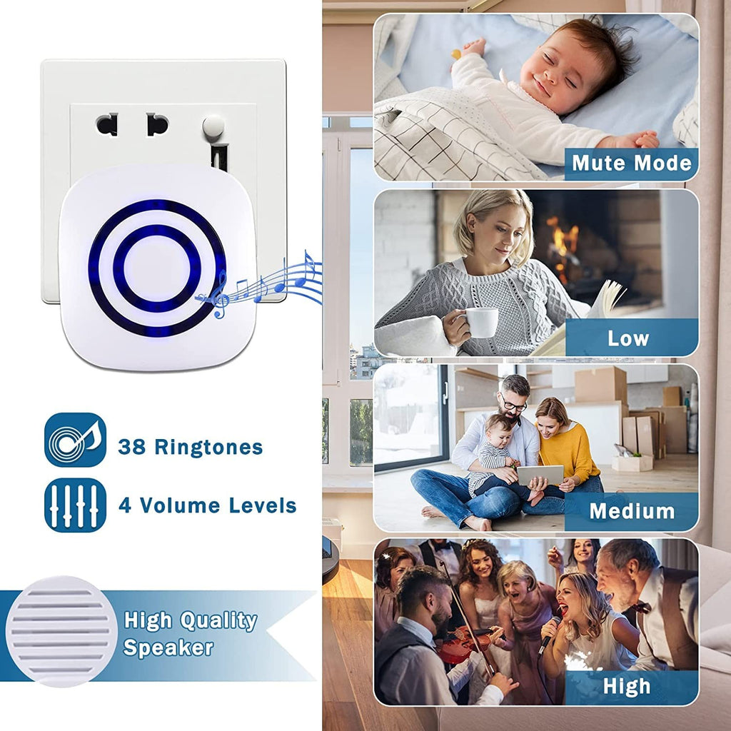 Motion Detector Sensor Alarm Siegenpro Driveway Alarm Wireless Home Security