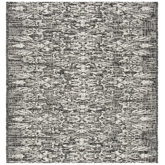 Safavieh Courtyard Collection 23 X 8 Black/Light Grey Cy8064 Indoor-Outdoor