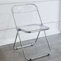 Kaihaowin Luxury Modern Transparent Folding Chair Acrylic Folding