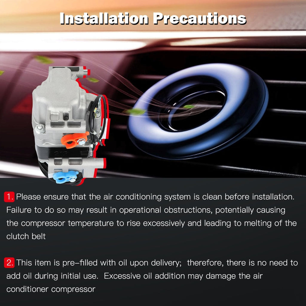 Cciyu Air Conditioning Compressor For Mazda 3 2.0L 2.3L For Mazda 3 Sport 2.0L