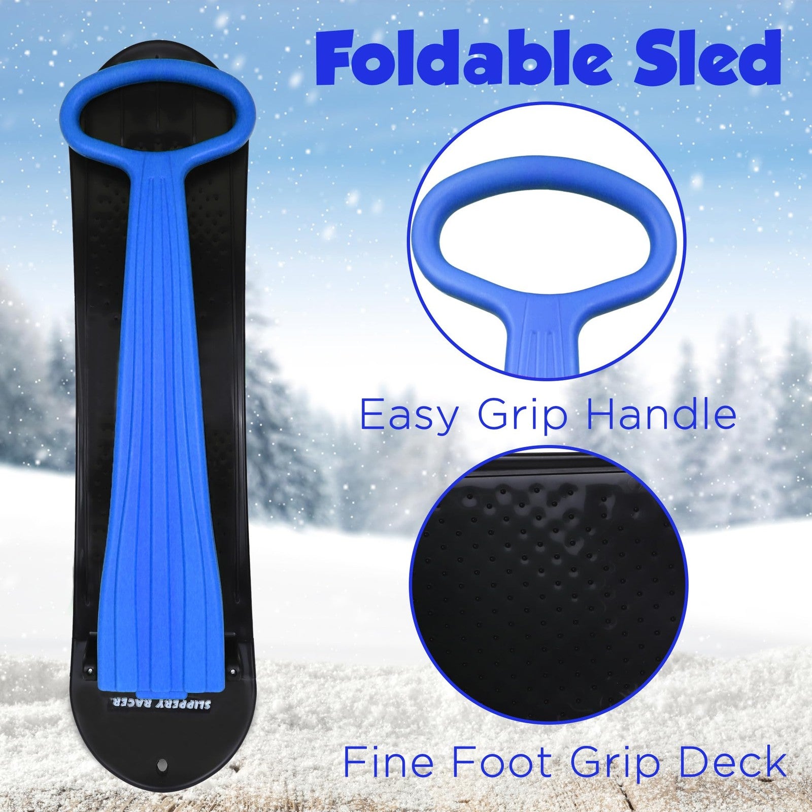 Slippery Racer Kids Lightweight Compact Foldable Cold Resistant Downhill