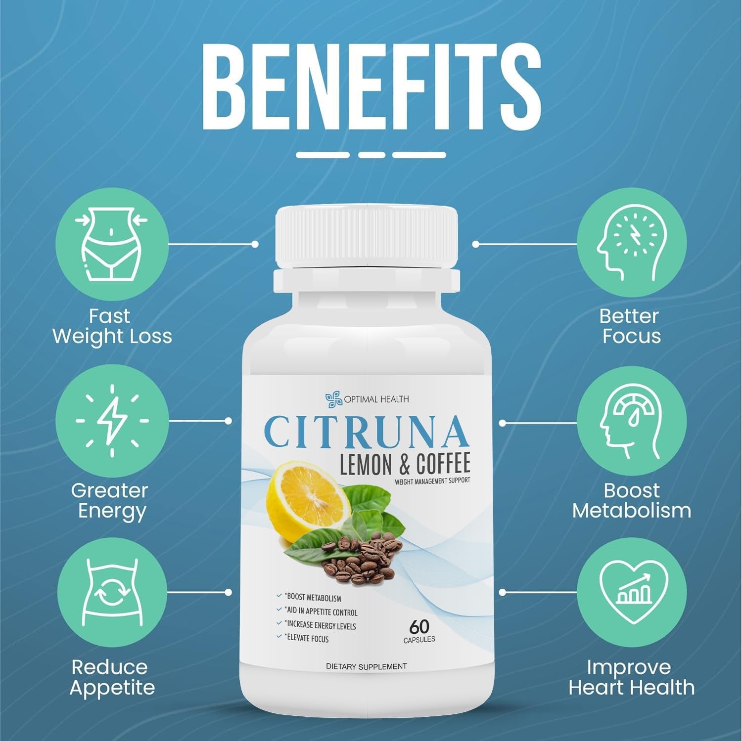 Citruna Lemon And Coffee Fat Burner - For Men And Women - Burn Fat Boost