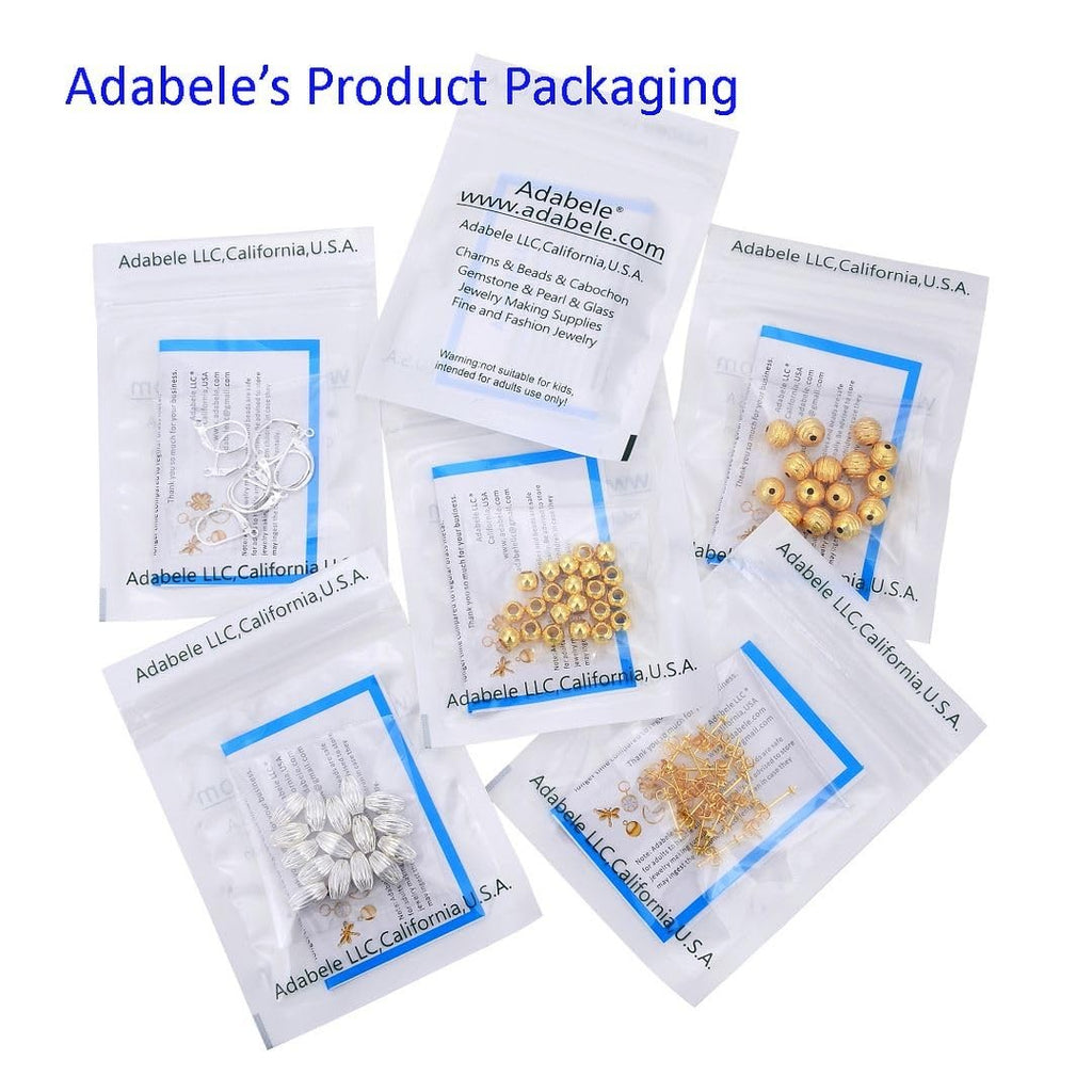 50Pcs Adabele 925 Sterling Silver Open Jump Rings 6Mm 0.24 Inch O Ring
