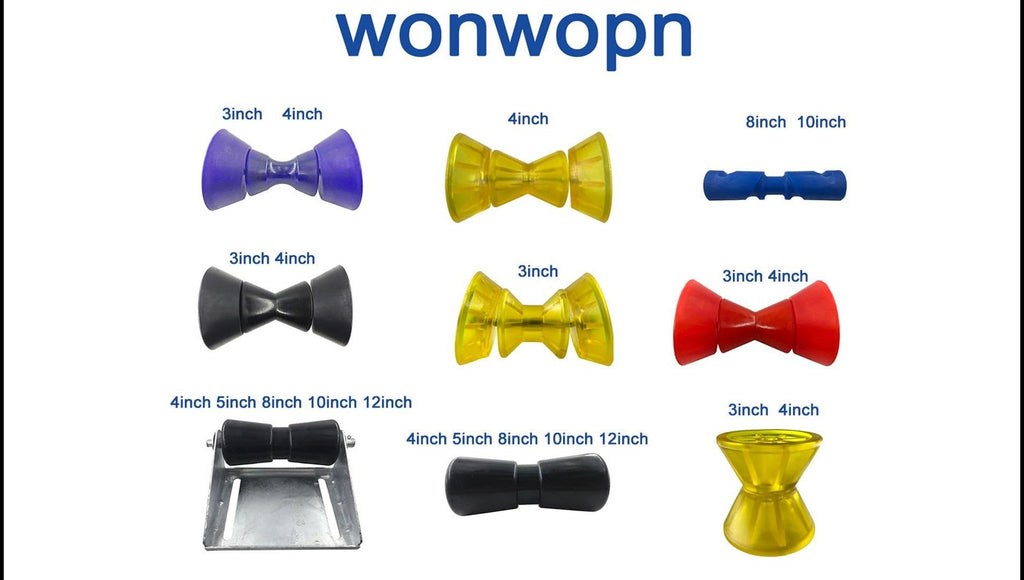 Wonwopn 10 Inch Boat Trailer Keel Roller Bracket Assembly Kit Boat Trailer