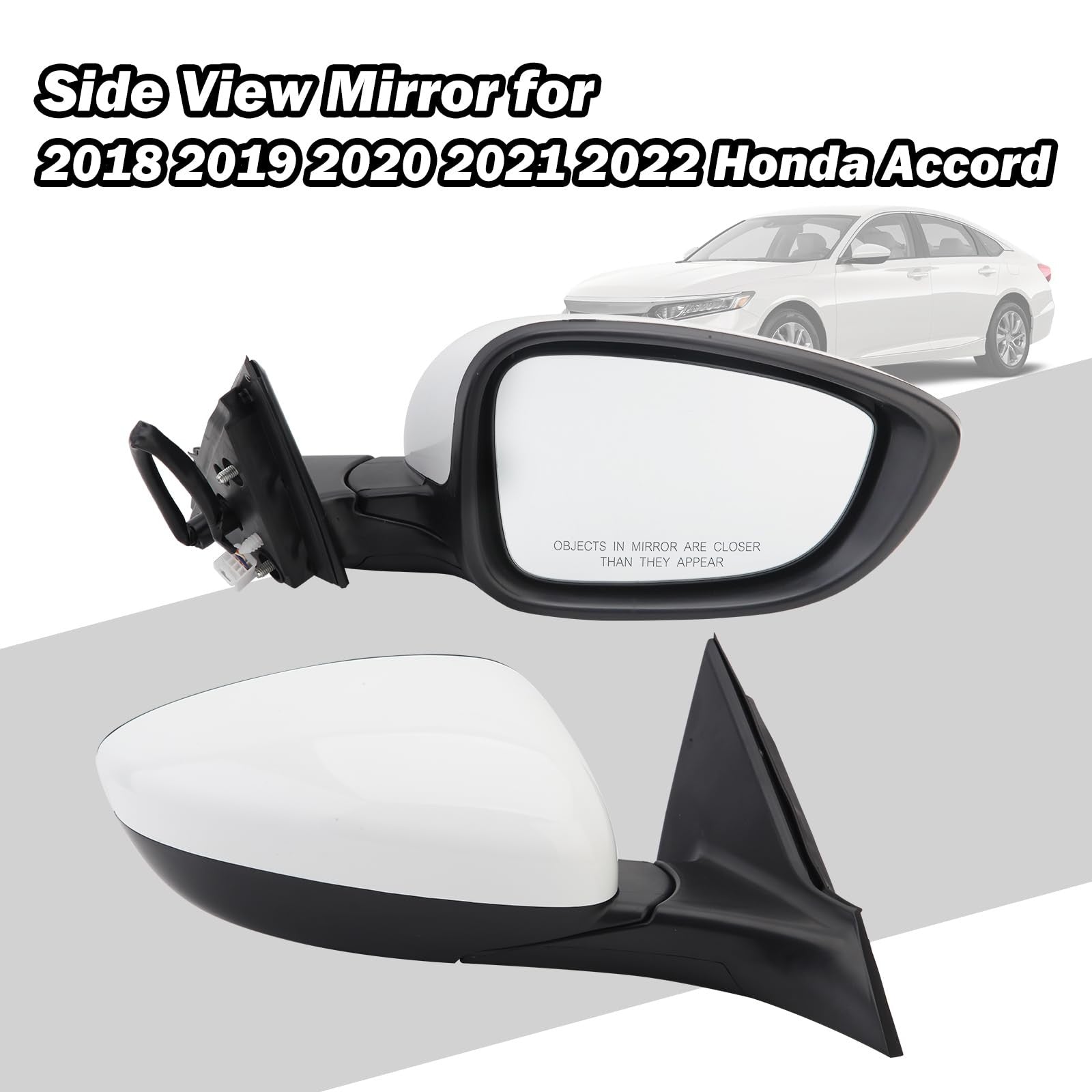 Mofoap Passenger Side View Mirror Compatible 2018 2019 2020 2021 2022 Honda