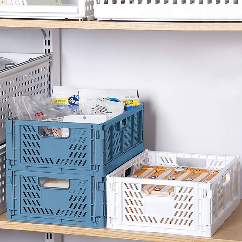 Phyllia 4 Pc Baskets Plastic For Shelf Home Kitchen Storage Bin Organizer