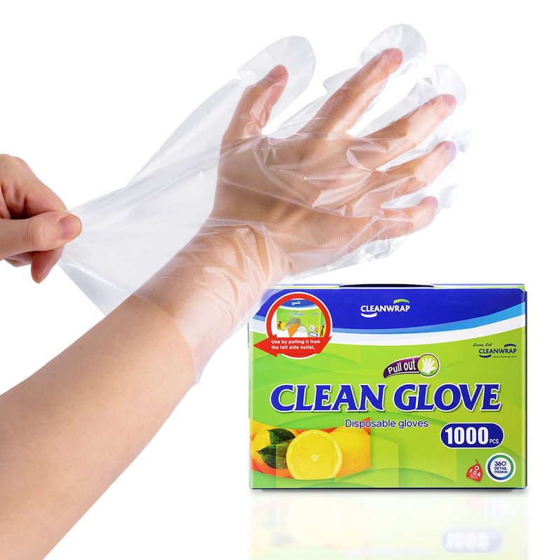 Cleanwrap Disposable Gloves - Ldpe Bpa 1000 Piece - Mothers Day Gifts For Mom I