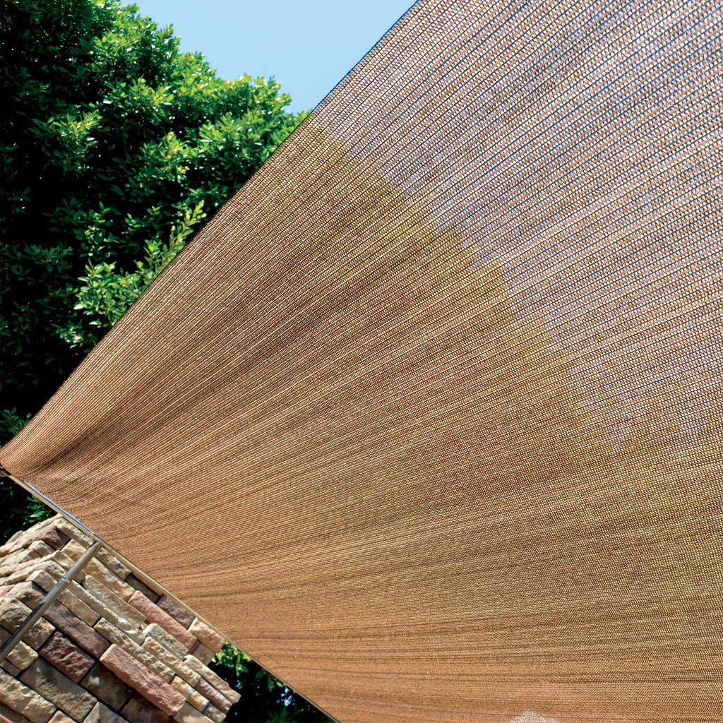 Fence4Ever 6Ft X 50Ft Brown Sunscreen Cuttable Shade Fabric Roll 95 Uv Block