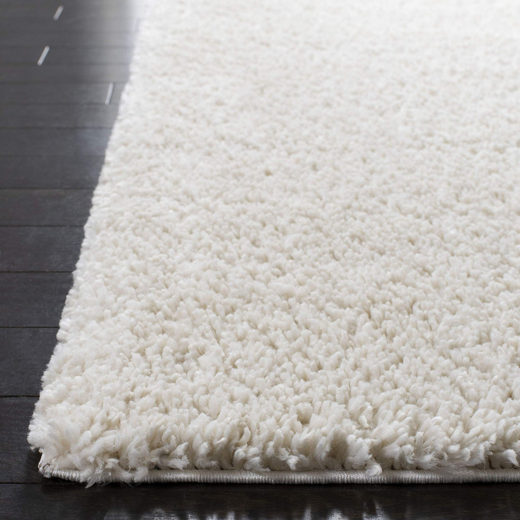 Safavieh August Shag Collection Area Rug - 4 Square Ivory Solid Design