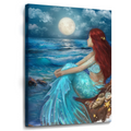 Sdya Aesthetic Wall Art For Living Room Bedroom Wall Decor Blue Canvas Prints