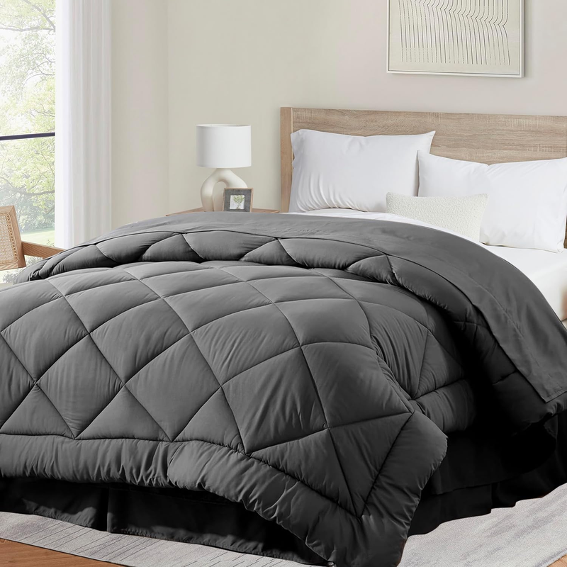Cozynight Soft Super King Comforter Duvet Insert-Lightweight Down Alternative