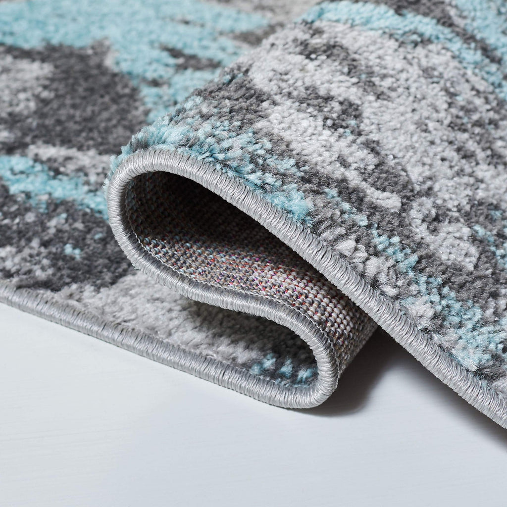 Safavieh Adirondack Collection Runner Rug - 26 X 14 Turquoise Grey Modern