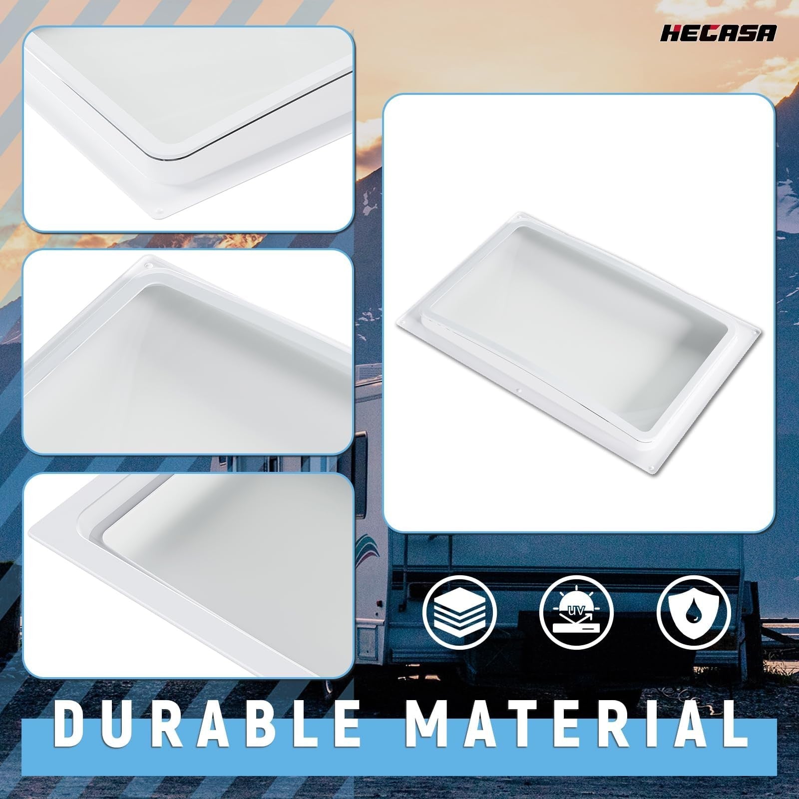 Hecasa Rv Skylight Inner Dome For 14 X 22 Opening Bathroom Skylight Replacement