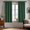 Deconovo Blackout Curtains For Bedroom Thermal Insulated Room Darkening Rod