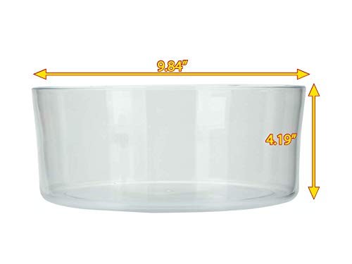 Slopper Stopper - Bowl Only Tritan Plastic - 1 Gallon - 9.84 Dia