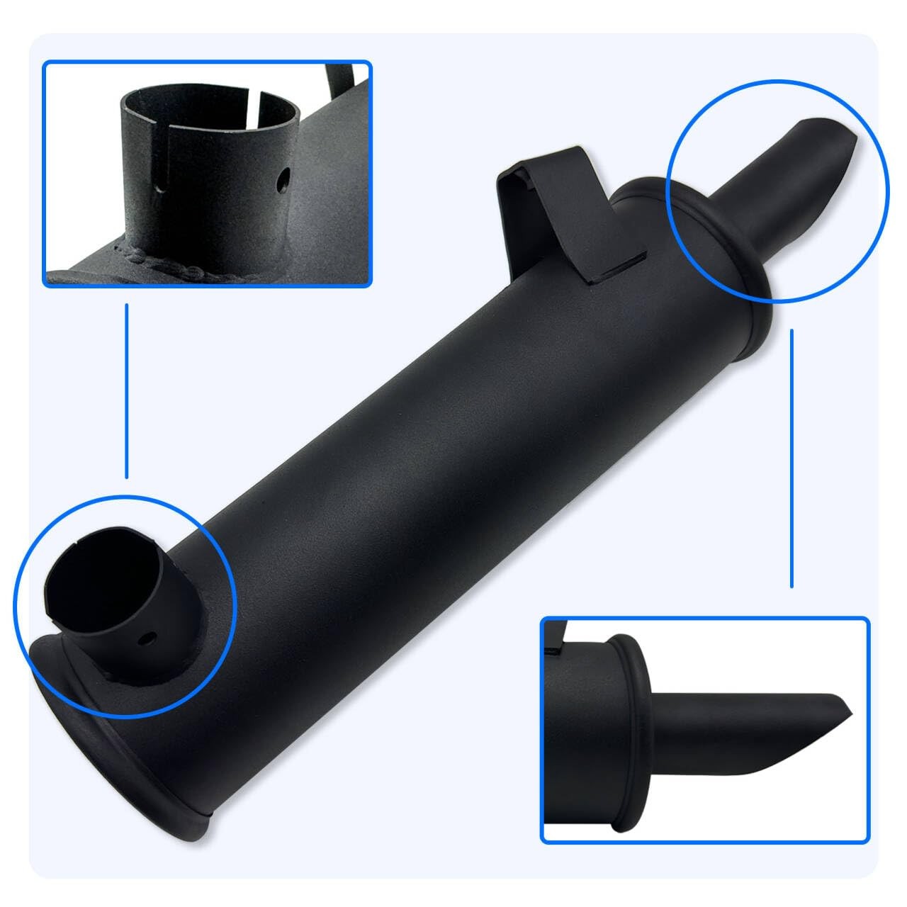 Fascinatte 105-296 Lawn Mower Engine Muffler Exhaust Compatible Kohler K241