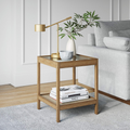 Nathan James 33301 Hayes Solid Wood Nightstand Bedside End Or Side Table In