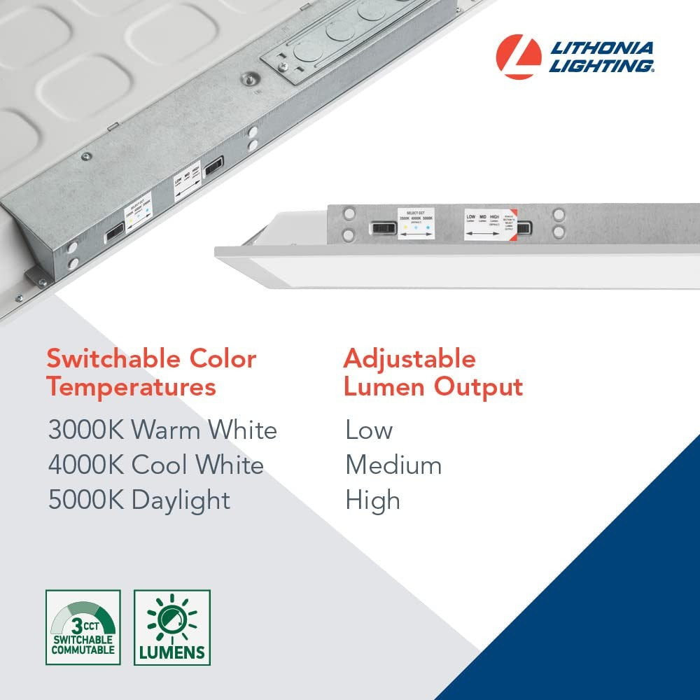 Lithonia Lighting Cpx 2X2 Led Flat Panel Light 2 Ft. X 2 Ft. Led Light Panel
