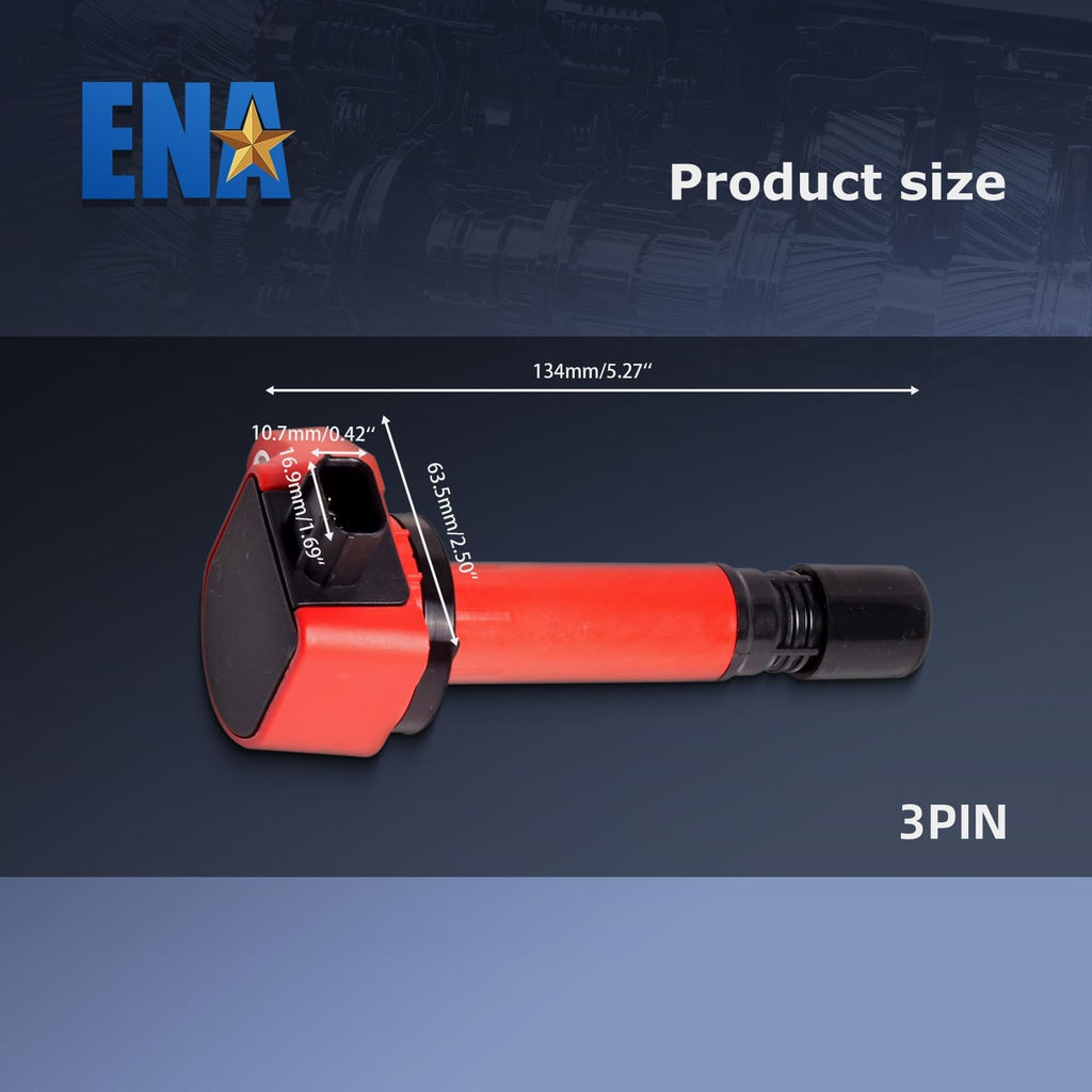 Ena Set Of 4 Ignition Coil Pack Compatible Honda Civic 2006 2007 2008 2009 2010