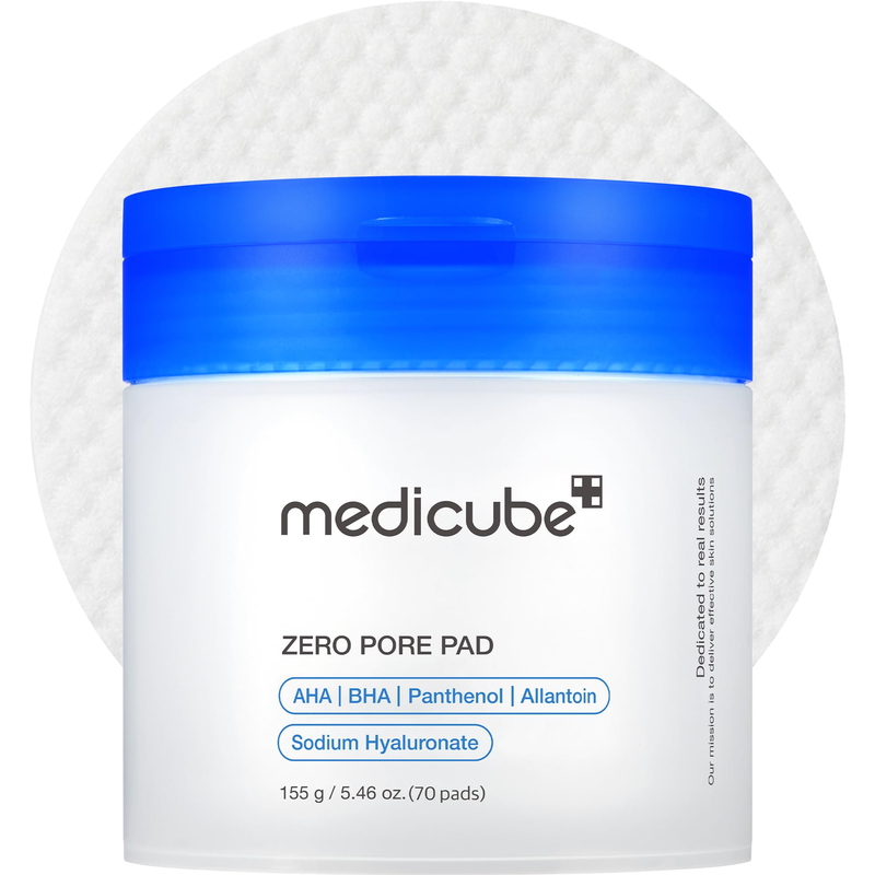 Medicube Zero Pore Pads 2.0 Dual-Textured Facial Toner Pads For Exfoliation And