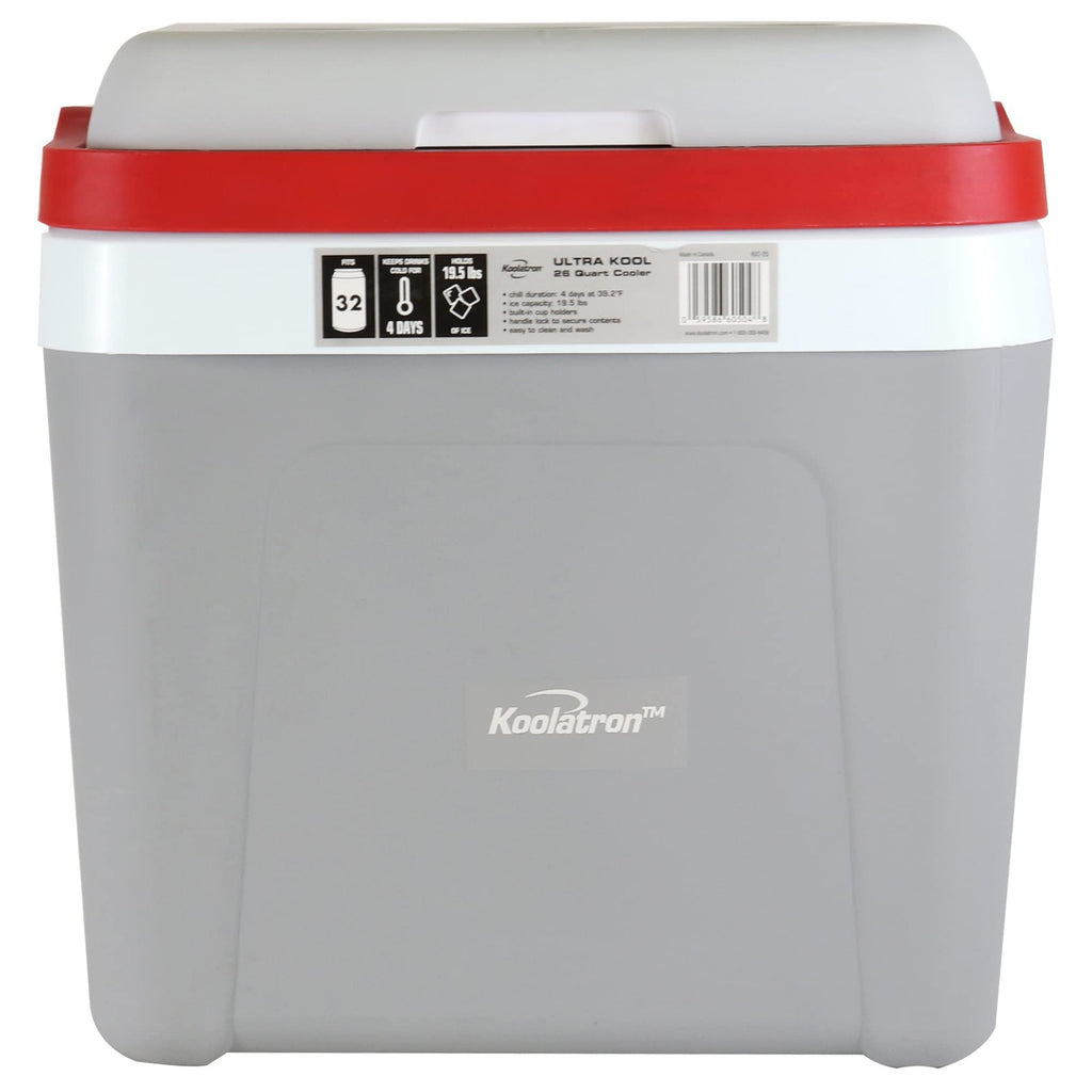 Koolatron Ice Chest Cooler - Portable Cooler W/ Locking Carry Handle Vintage