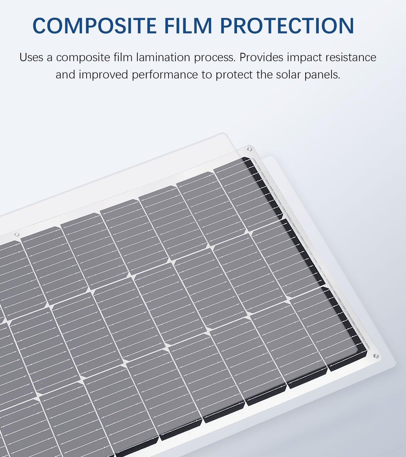 Xinpuguang Flexible Solar Panel 100W 12V Monocrystalline Solar Kit Hightweight