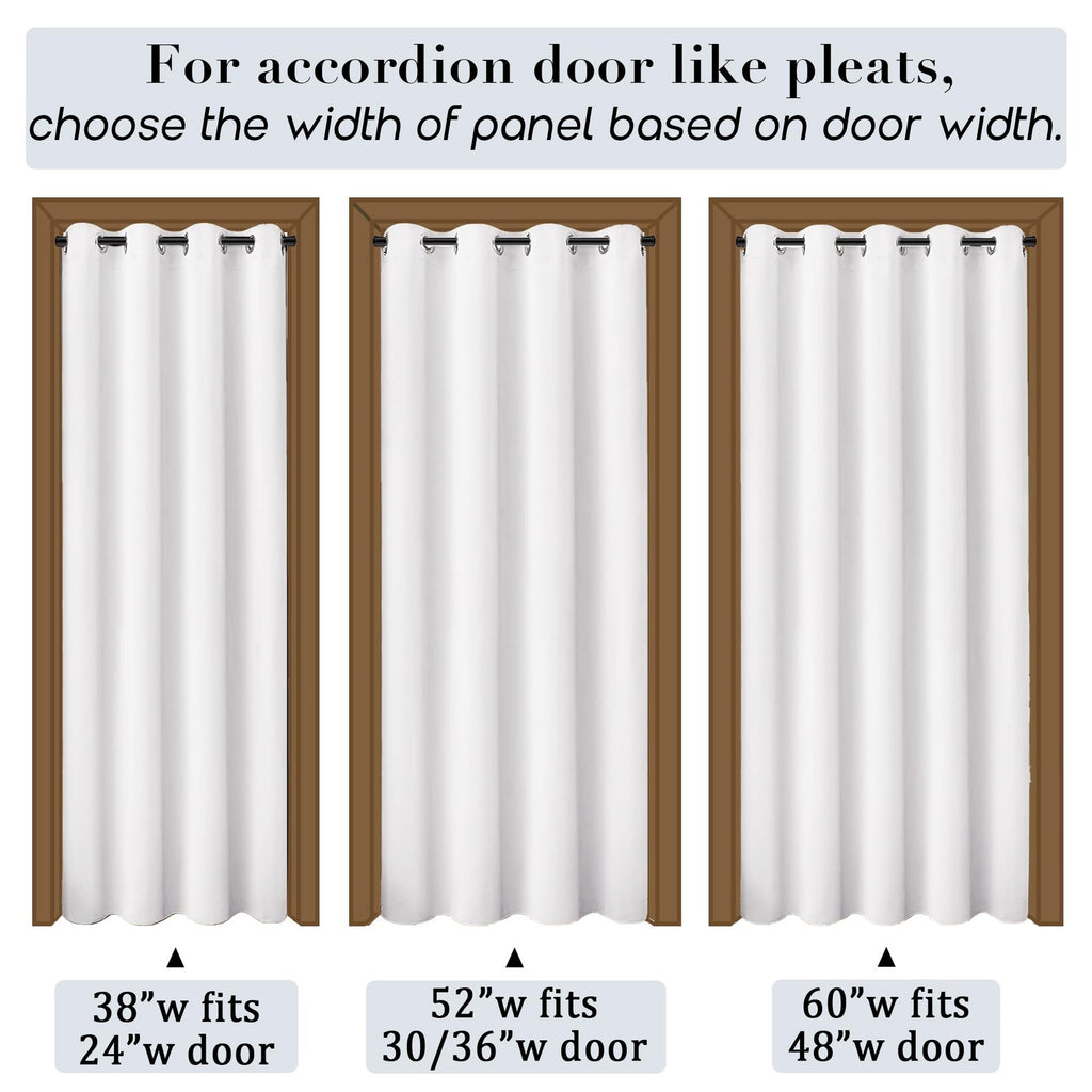 Panelsburg 48 Wide Doorway Curtain Closet Curtain For Open Closet Extra Width