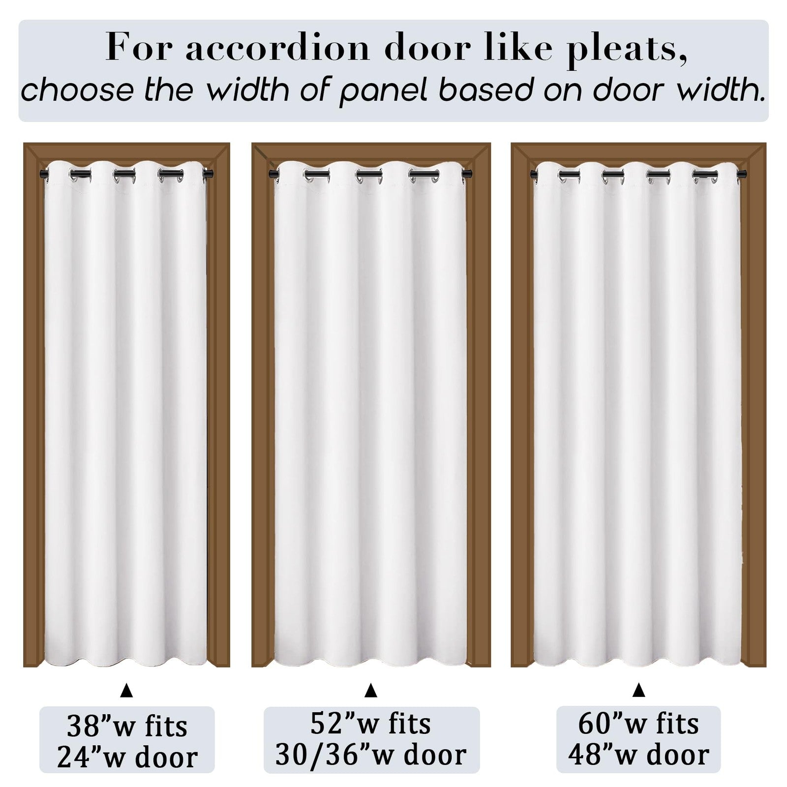 Panelsburg 48 Wide Doorway Curtain Closet Curtain For Open Closet Extra Width