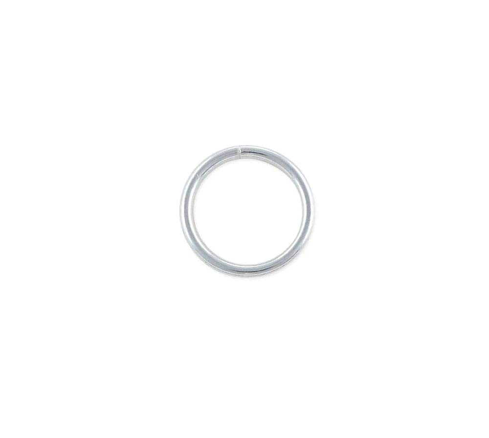 50Pcs Adabele 925 Sterling Silver Open Jump Rings 6Mm 0.24 Inch O Ring