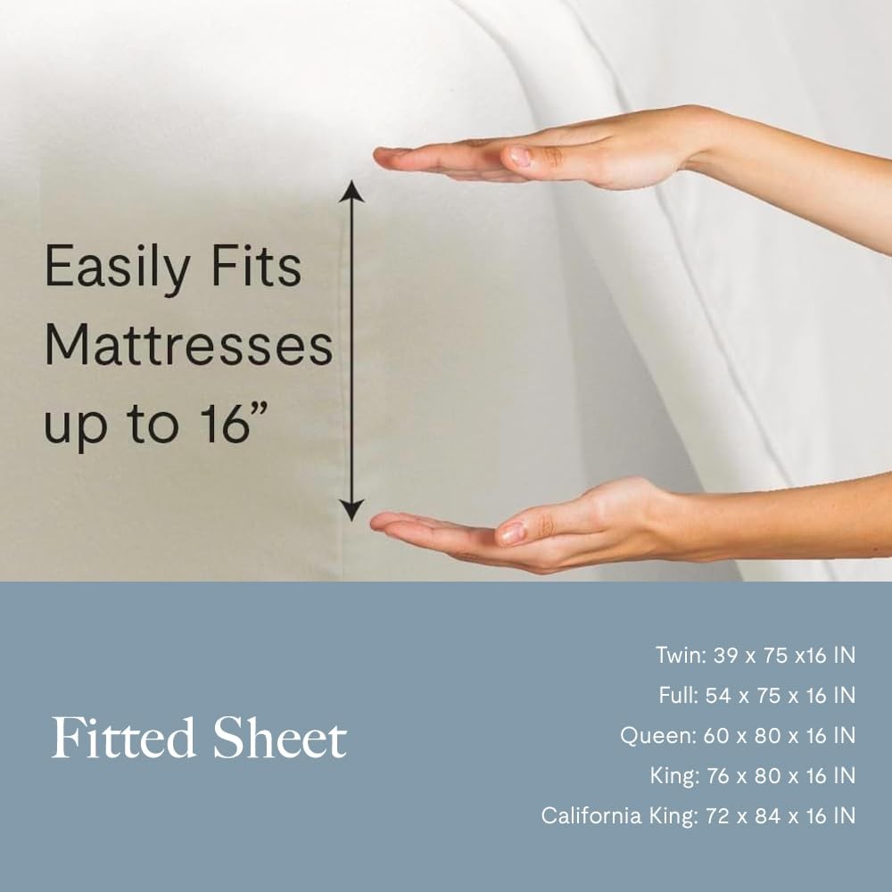 Jennifer Adams Essentials Sheet Set 4 Piece Microfiber Bed Sheets Set -