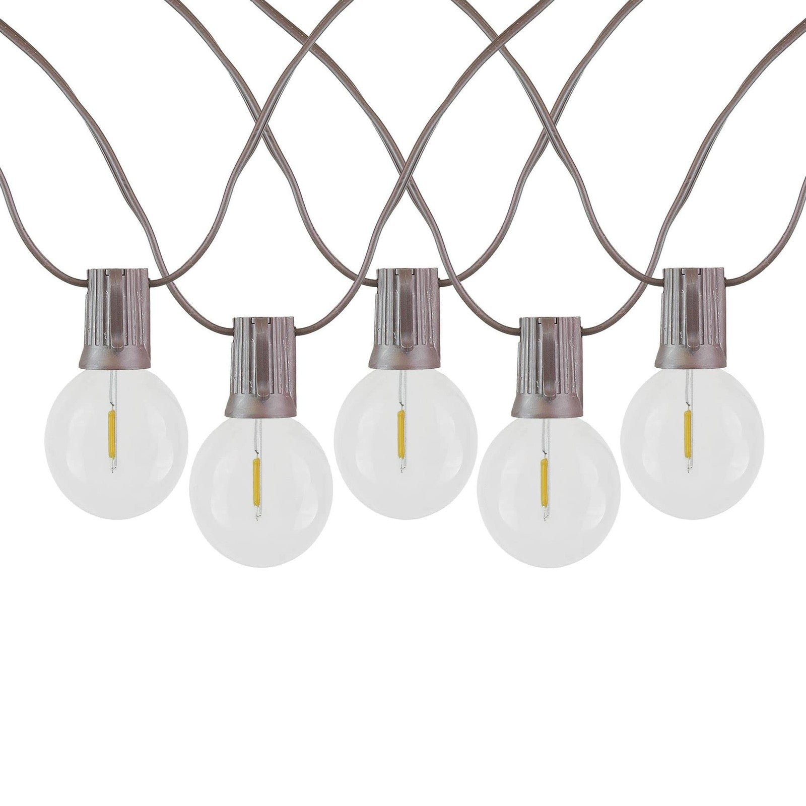 Novelty Lights 50 Feet G50 Led Patio String Light Set 50 Bulbs Warm White